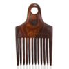 peigne afro en bois palissandre