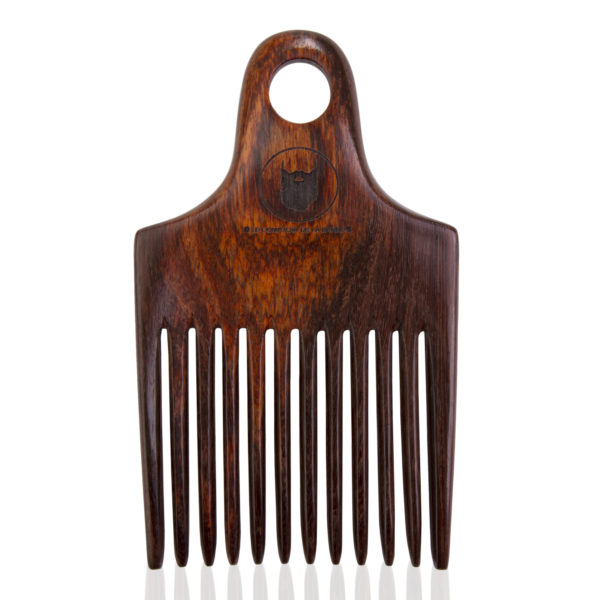 peigne afro en bois palissandre